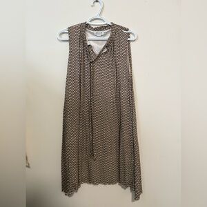 Molly Bracken Sleeveless Geometric Print Blouse Top – Size M